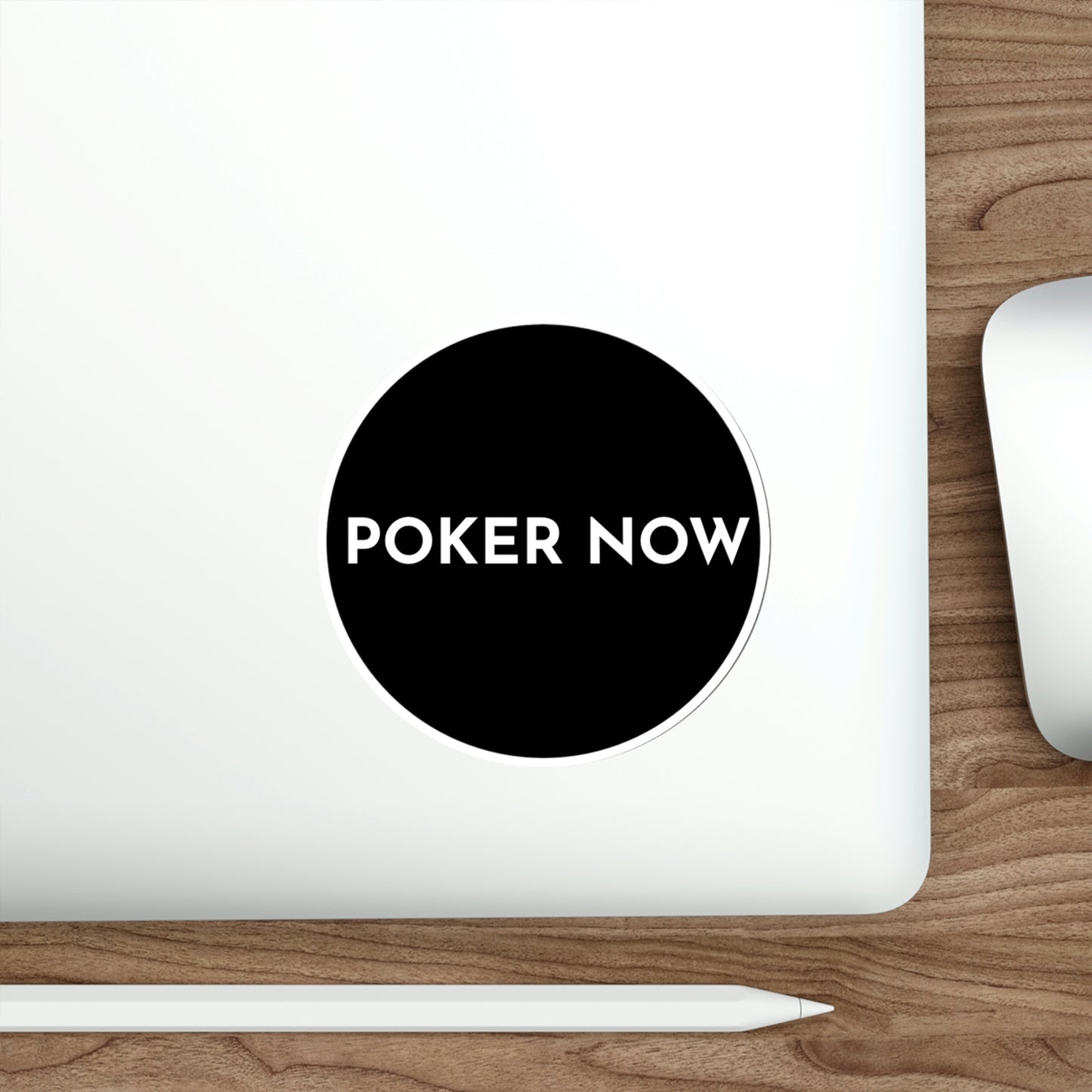 Die-Cut Poker Now Stickers