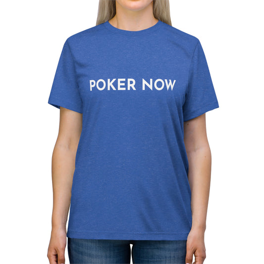 Official Poker Now Triblend Tee